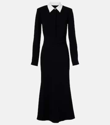 Robe midi en crêpe | Roland Mouret