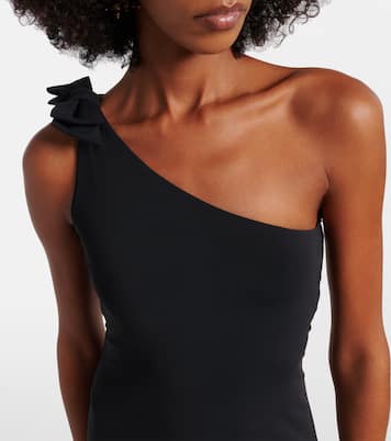 Miss bow-detail one-shoulder maxi dress | Eres