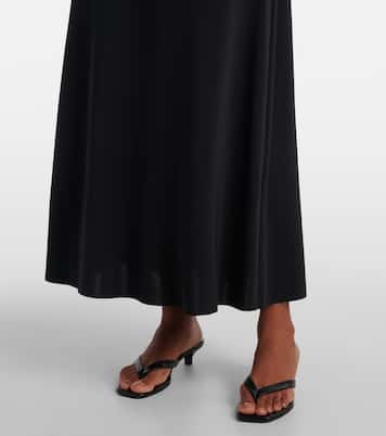 Miss bow-detail one-shoulder maxi dress | Eres