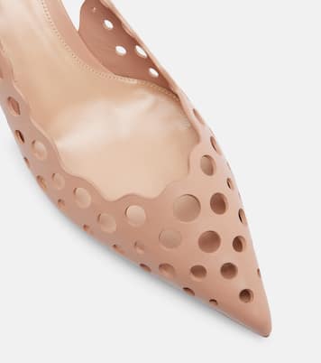 55 leather slingback pumps | Gianvito Rossi