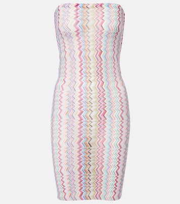 Zigzag strapless minidress | Missoni