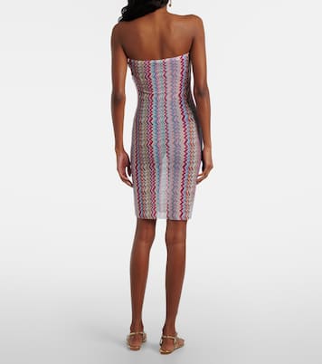 Zigzag strapless minidress | Missoni