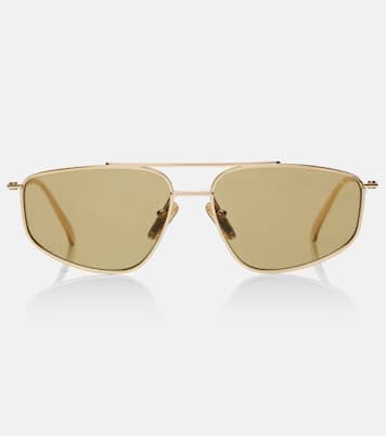 Logo aviator sunglasses | Prada