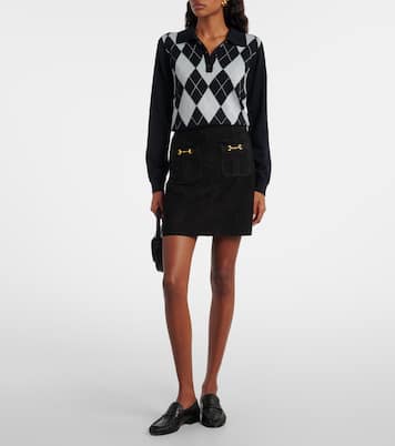 Wiley suede miniskirt | Rixo