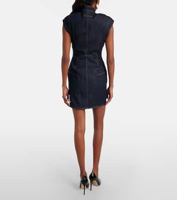 Miniabito in denim con cut-out | Jean Paul Gaultier