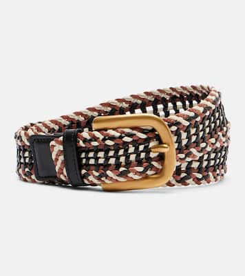 Woven leather belt | Gabriela Hearst