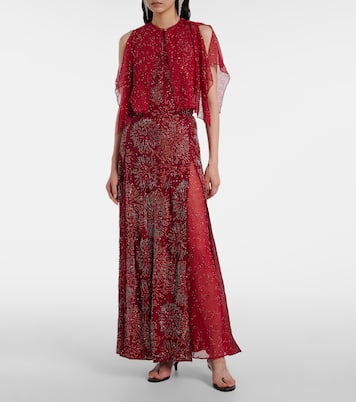 Verzierter Maxirock | Rabanne