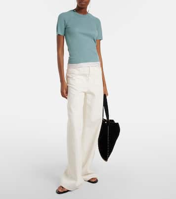 Belarb ribbed-knit T-shirt | Joseph