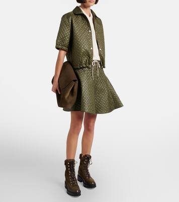 Very Cortina shearling-trimmed suede lace-up boots  | Aquazzura