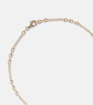 18kt gold necklace with diamonds | FoundRae