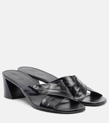 Liria 55 leather mules | Khaite
