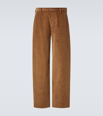 Cotton corduroy wide-leg pants | Loewe