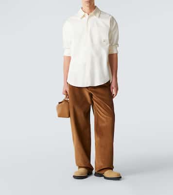 Cotton corduroy wide-leg pants | Loewe