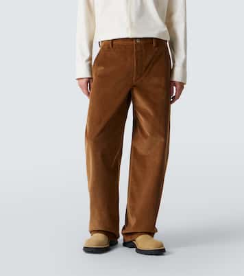 Cotton corduroy wide-leg pants | Loewe