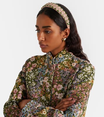 Crepe Couture embellished headband | Valentino