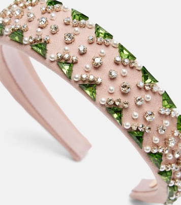 Crepe Couture embellished headband | Valentino