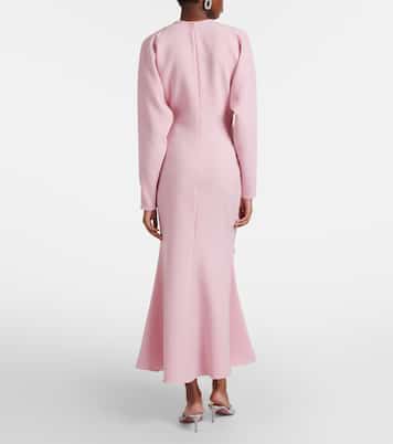 Verziertes Midikleid Avenna aus Crêpe | Costarellos