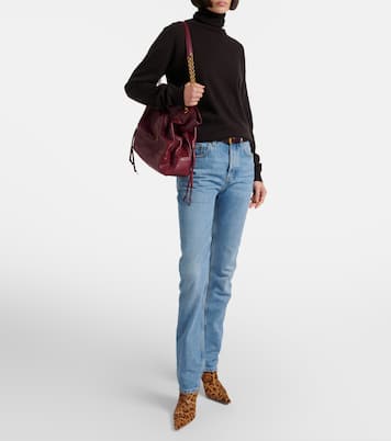 Ashley 75 calf hair ankle boots | Saint Laurent