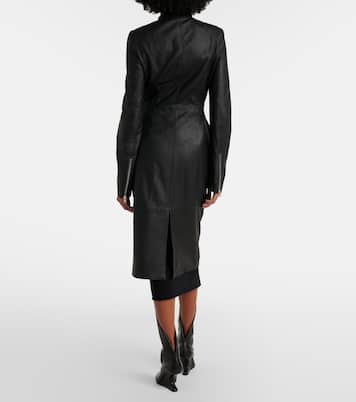 Gary leather coat | Rick Owens