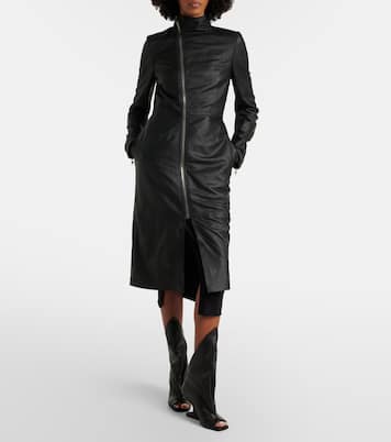 Gary leather coat | Rick Owens