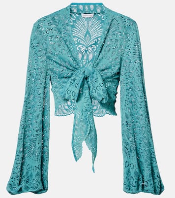 Tabitha lace crop top | Alexandra Miro