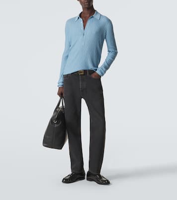 Le Loafer eel leather penny loafers | Saint Laurent