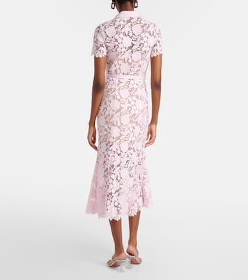 Hemdblusenkleid aus Spitze | Self-Portrait