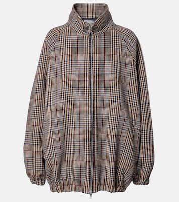 Baxter checked wool-blend blouson jacket | The Frankie Shop