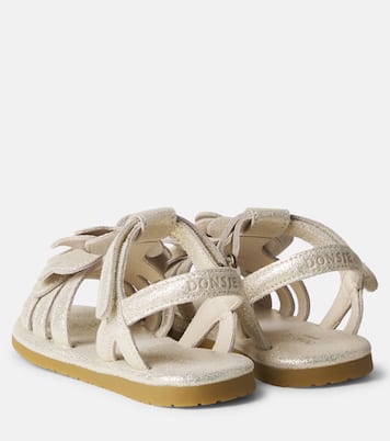 Sandalen Iles Fields aus Metallic-Leder | Donsje