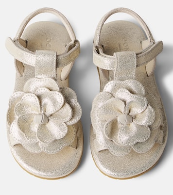 Sandalen Iles Fields aus Metallic-Leder | Donsje