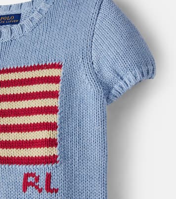刺绣棉质连衣裙 | Polo Ralph Lauren Kids