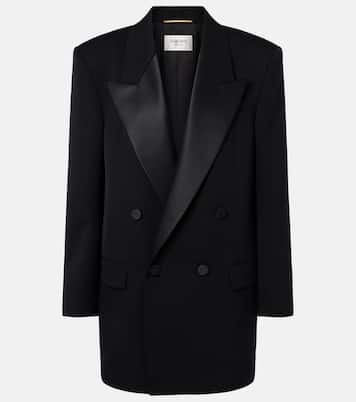 Double-breasted oversized wool blazer | Saint Laurent