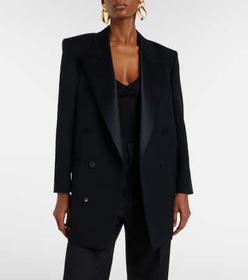 Double-breasted oversized wool blazer | Saint Laurent