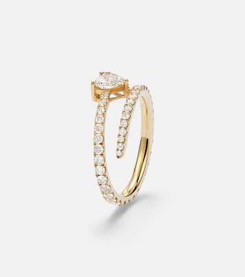 18kt gold (750/1000) ring with diamonds | Anita Ko