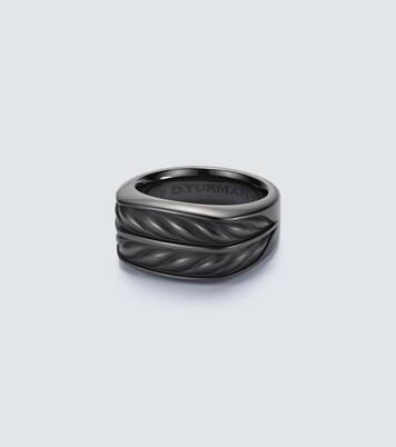Bague Chevron en titane | David Yurman