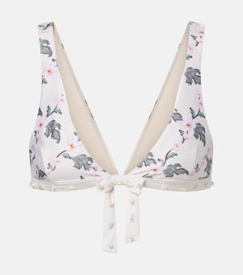 Huerta floral bikini top | Agua by Agua Bendita