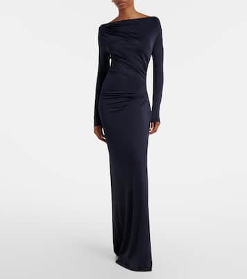 Gathered jersey maxi dress | Victoria Beckham