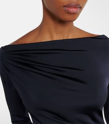 Gathered jersey maxi dress | Victoria Beckham