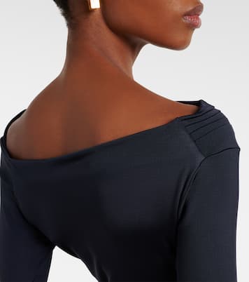 Gathered jersey maxi dress | Victoria Beckham