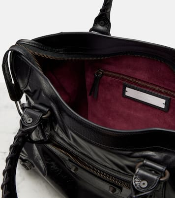 Le City Medium leather top-handle bag | Balenciaga