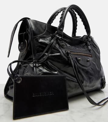 Le City Medium leather top-handle bag | Balenciaga