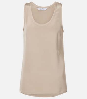 Top aus Crêpe de Chine aus Seide | Max Mara