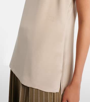 Top aus Crêpe de Chine aus Seide | Max Mara