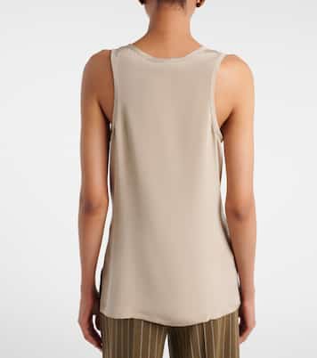 Top aus Crêpe de Chine aus Seide | Max Mara