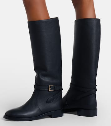 Leather knee-high boots | Gianvito Rossi