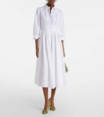 Pleated cotton poplin shirt dress | 'S Max Mara