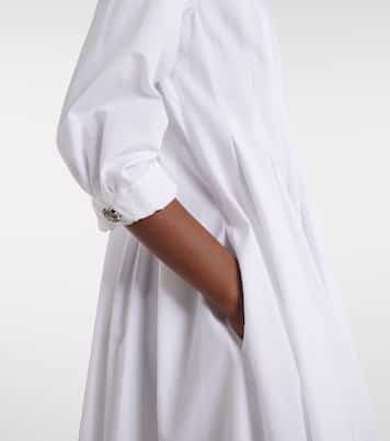 Pleated cotton poplin shirt dress | 'S Max Mara