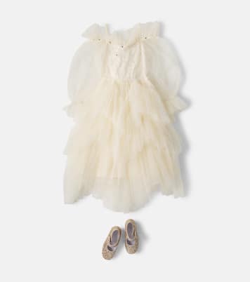 Abito Tinker in cotone con tulle | Tutu Du Monde