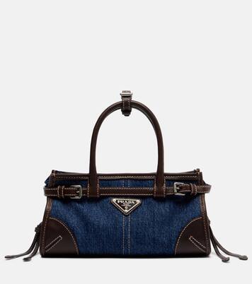 Prada Bonnie Small denim top-handle bag | Prada
