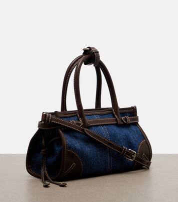 Prada Bonnie Small denim top-handle bag | Prada